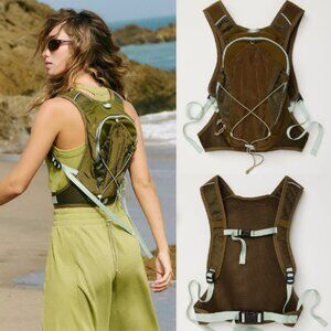 New! FP Movement by Free People Free Fall Backpack Olive Green